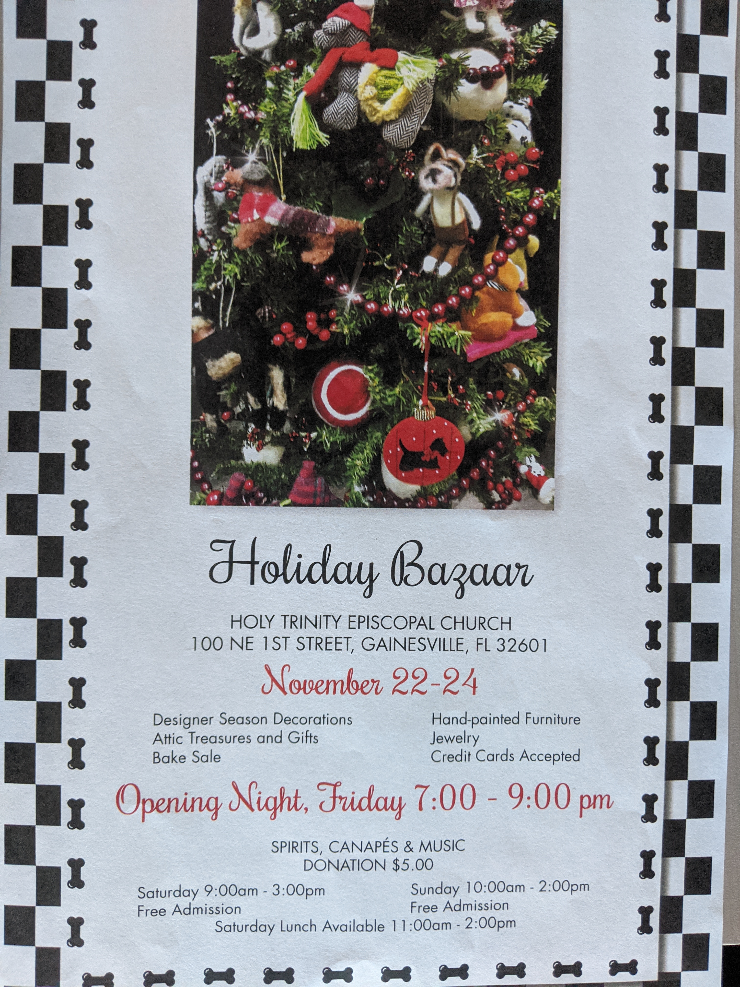 Holy Trinity Episcopal Church Holiday Bazaar Events In