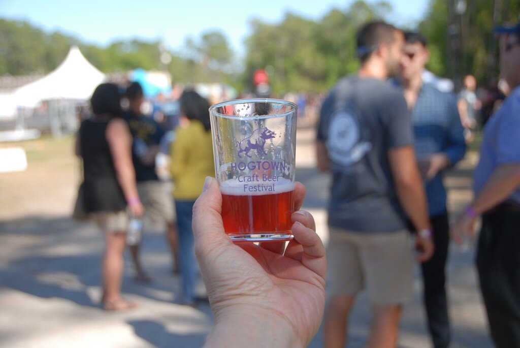 Festival glass at Hogtown craft beer festival