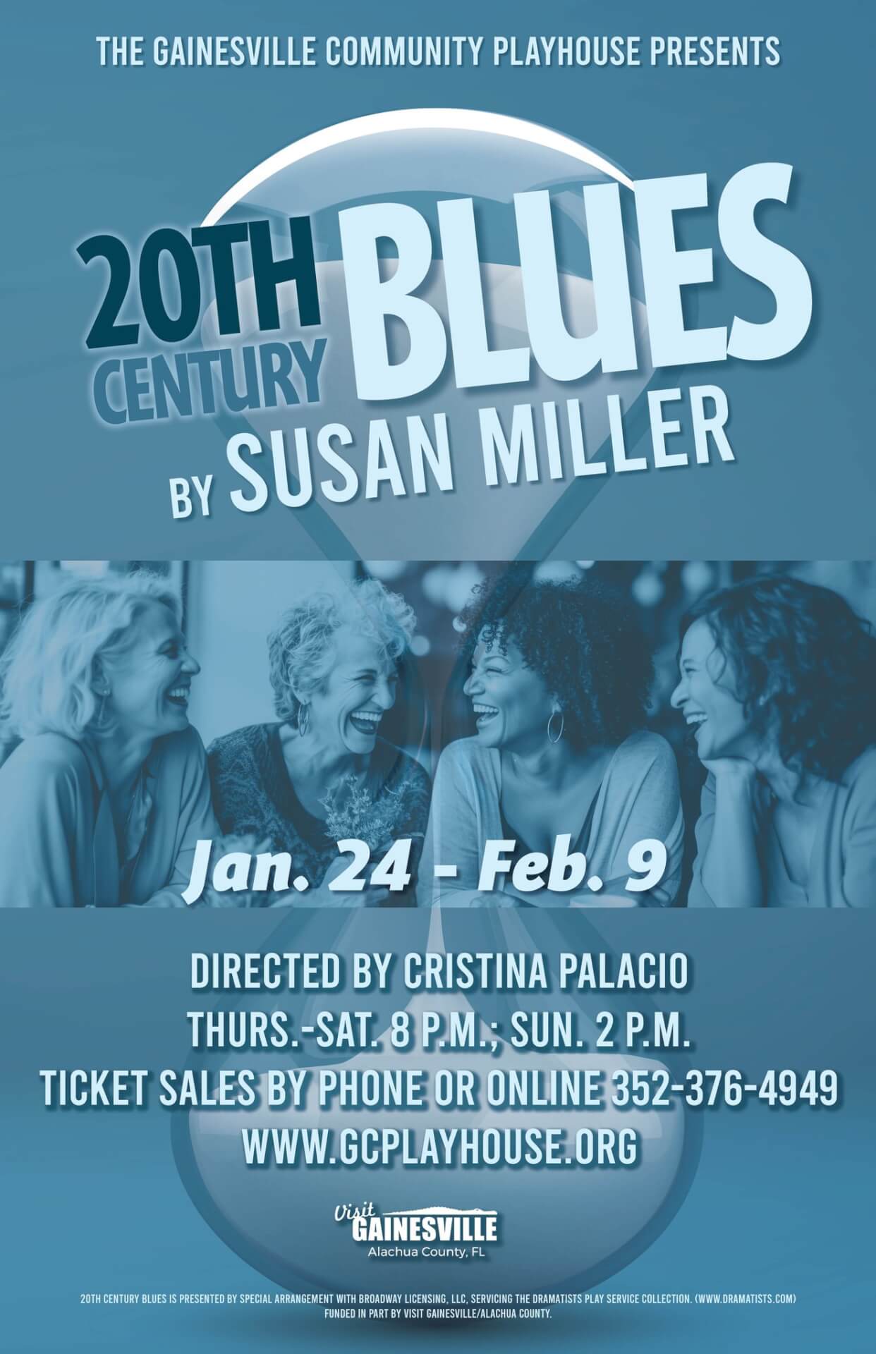 20th century blues poster