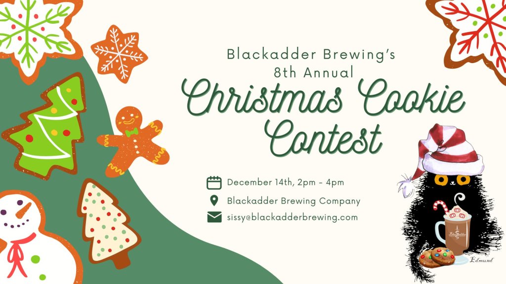 Christmas Cookie Contest at Blackadder Brewing