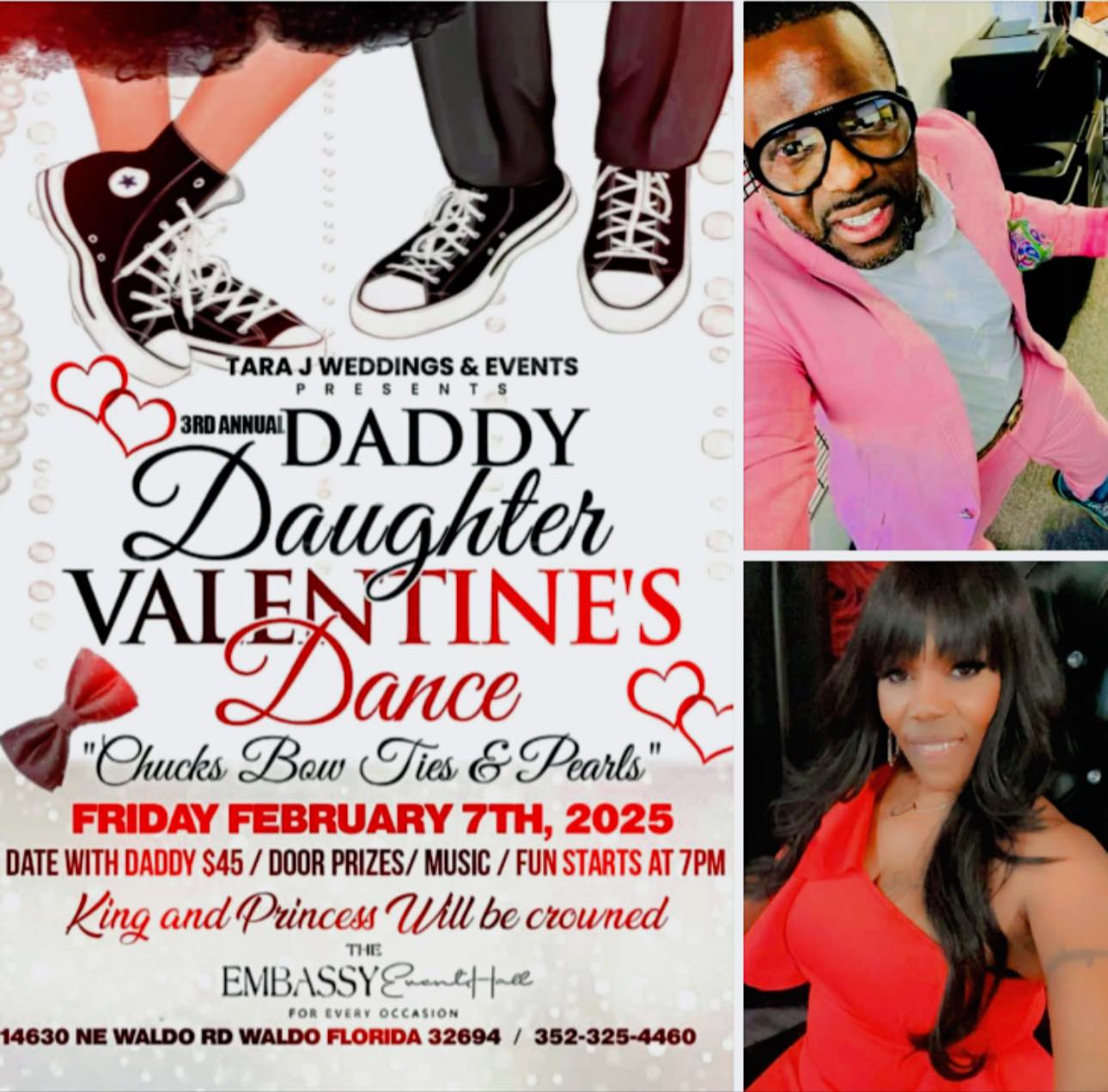 daddy daughter valentines dance flyer