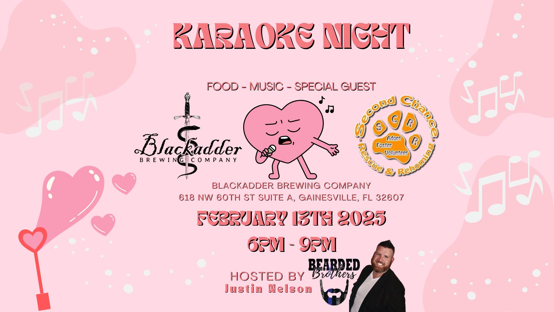 Blackadder Brewing Company Karaoke Kickoff to Valentines Day Weekend