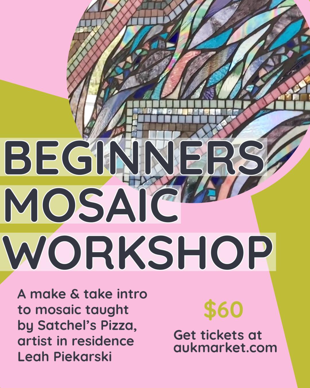 beginners mosaic workshop