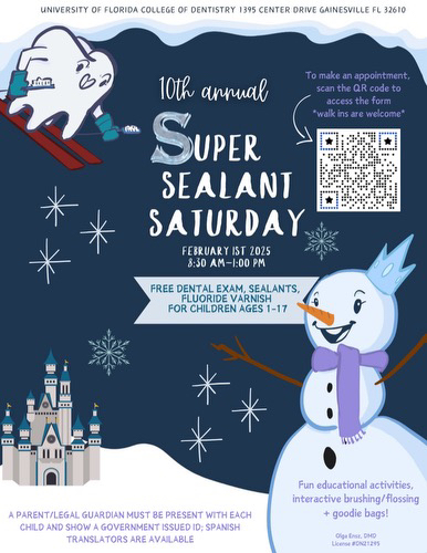 10th Annual Super Sealant Saturday by UF College of Dentistry