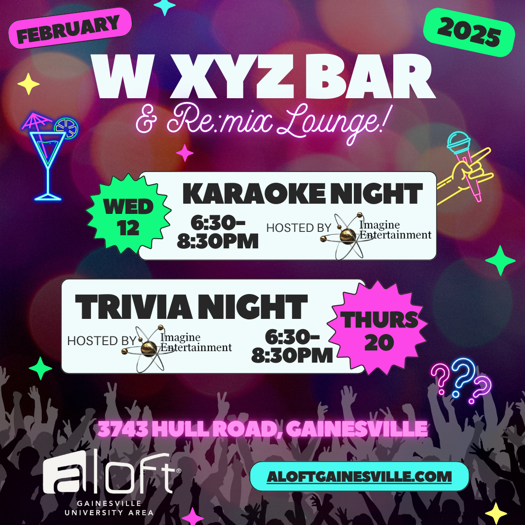 triva night at aloft gainesville flyer