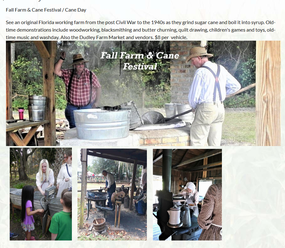 montage of images from Cane Day at Dudley Farm