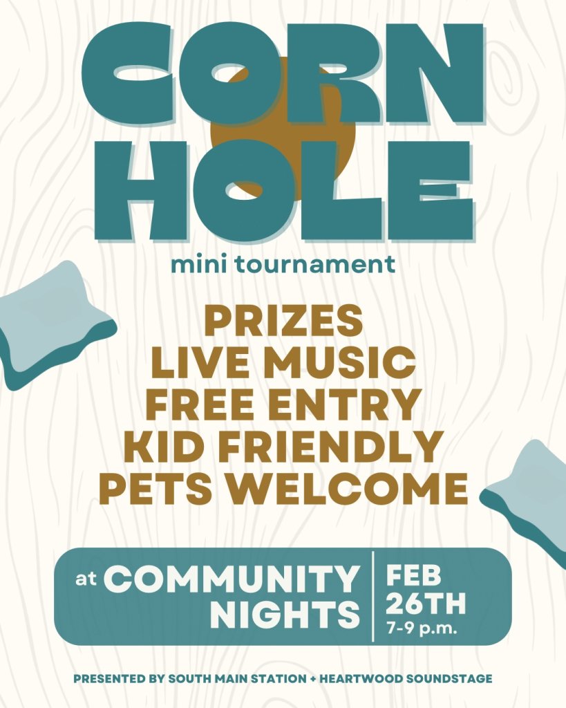 poster for corn hole tournament