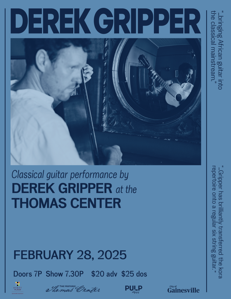 derek gripper show poster