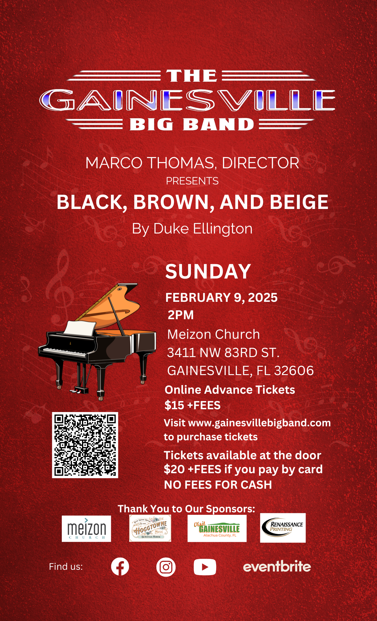 gainesville big band poster