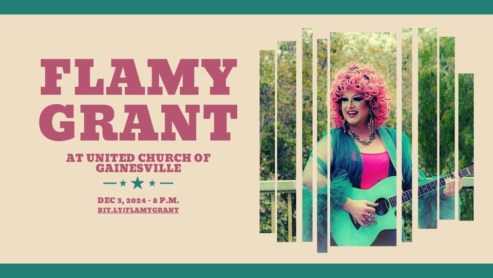 Flamy Grant in Concert at United Church of Gainesville December 3 2024