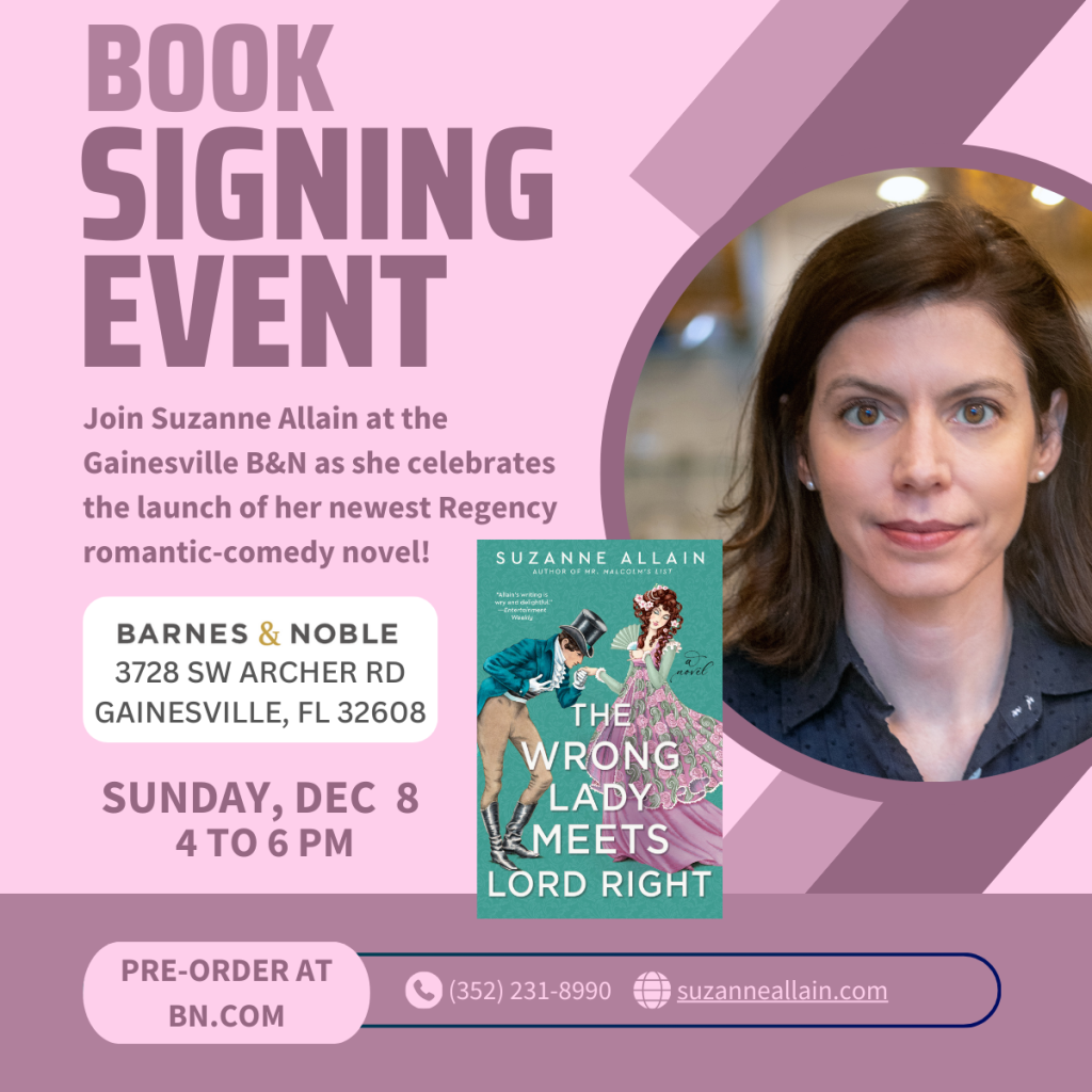 book signing event poster