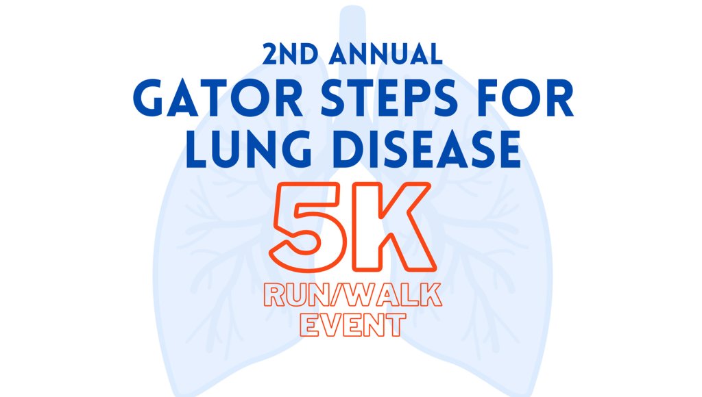 Gator Steps for Lung Disease 5K logo