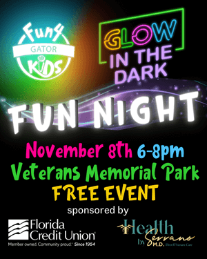 fun 4 gator kids glow in the dark fun night