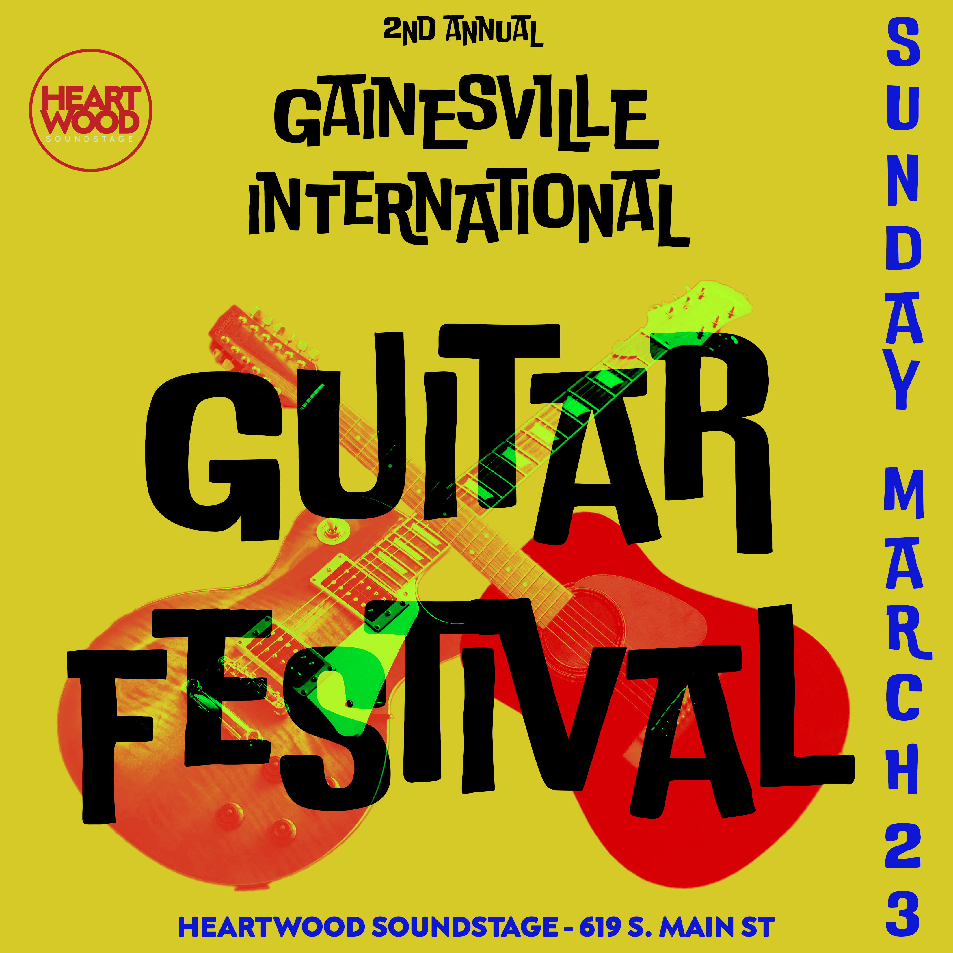 Flyer for gainesville guitar festival