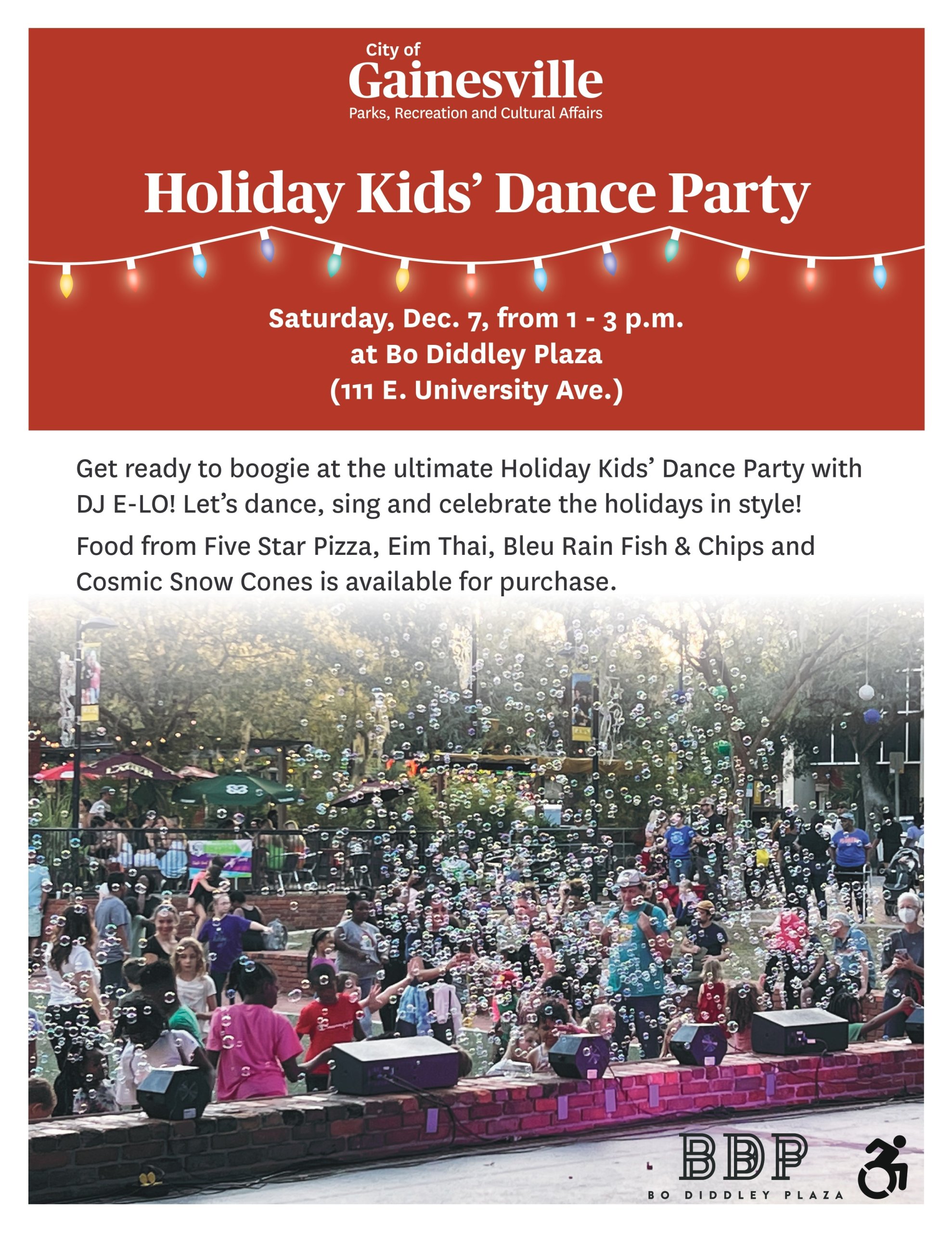 holiday kids dance party