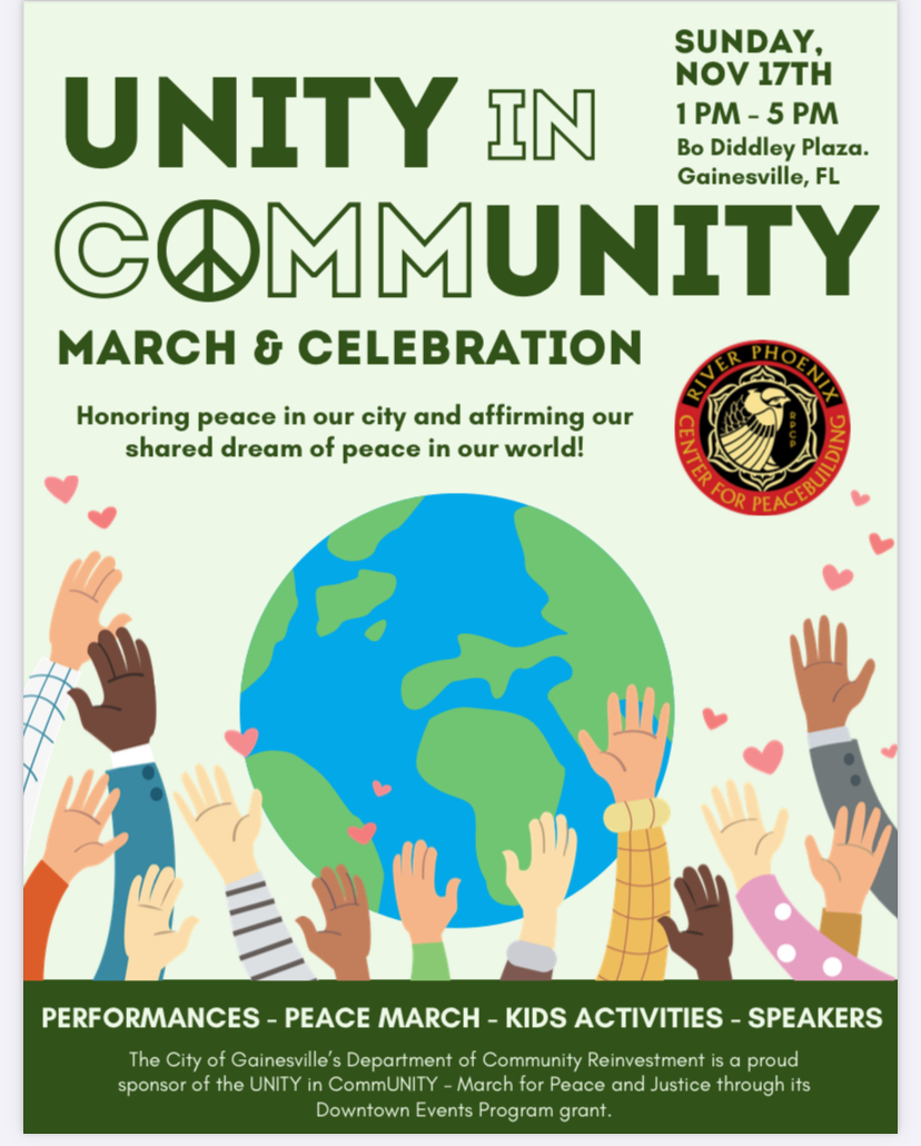 UNITY in CommUNITY March for Peace and Justice!