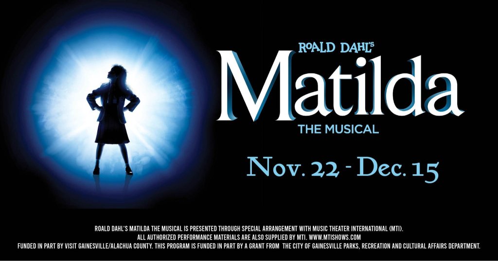 Matilda Flyer with Girl in Silhouette