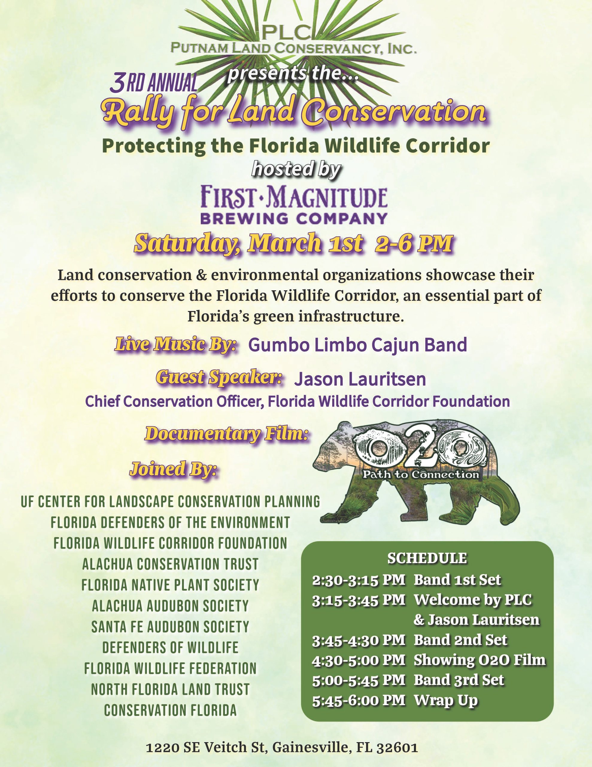 Rally for Conservation Flyer