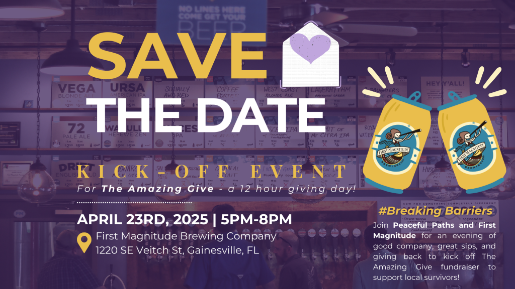 save the date kick off event for The Amazing Give at First Magnitude Brewing Company