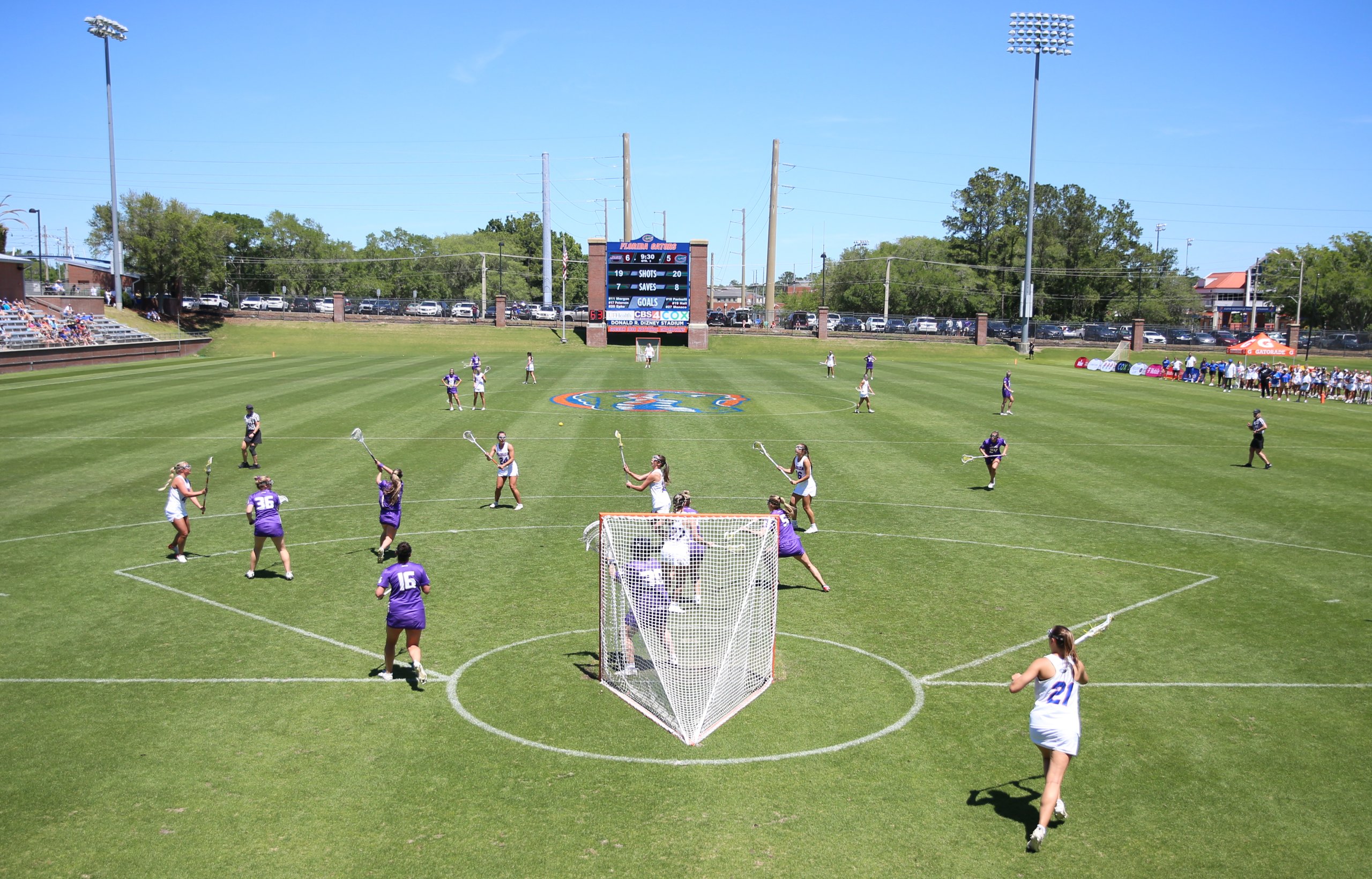 lacrosse players on field