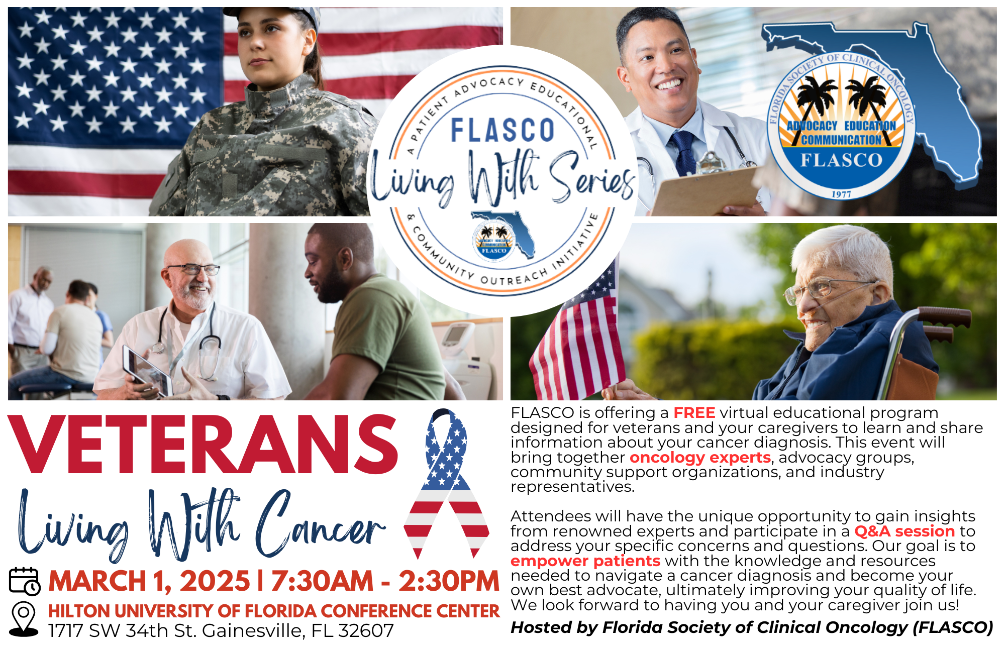 Veterans Living With Cancer - Save the Date