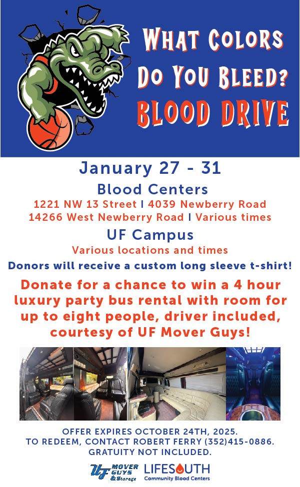 what colors do you bleed blood drive poster