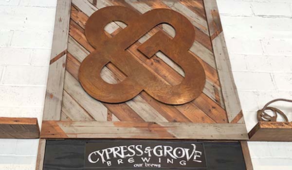 Ccypress and-Grove sign and logo in Alachua County, Florida.