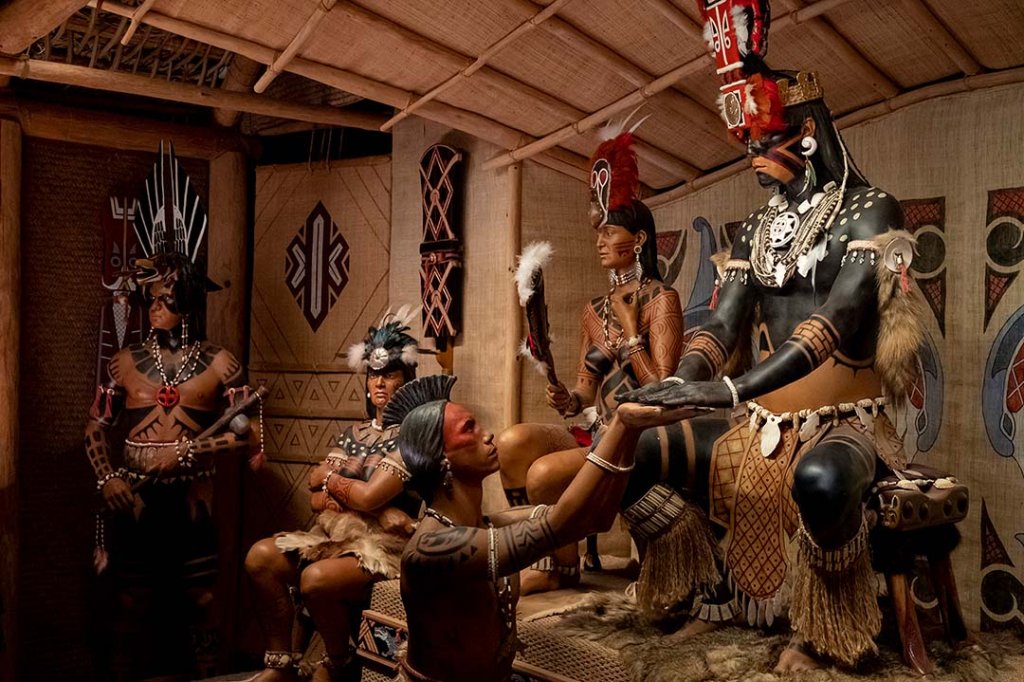 Calusa indigenous people exhibit at the Florida Museum of Natural History