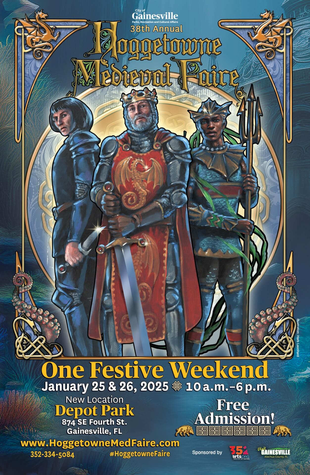 hoggetowne medieval faire poster