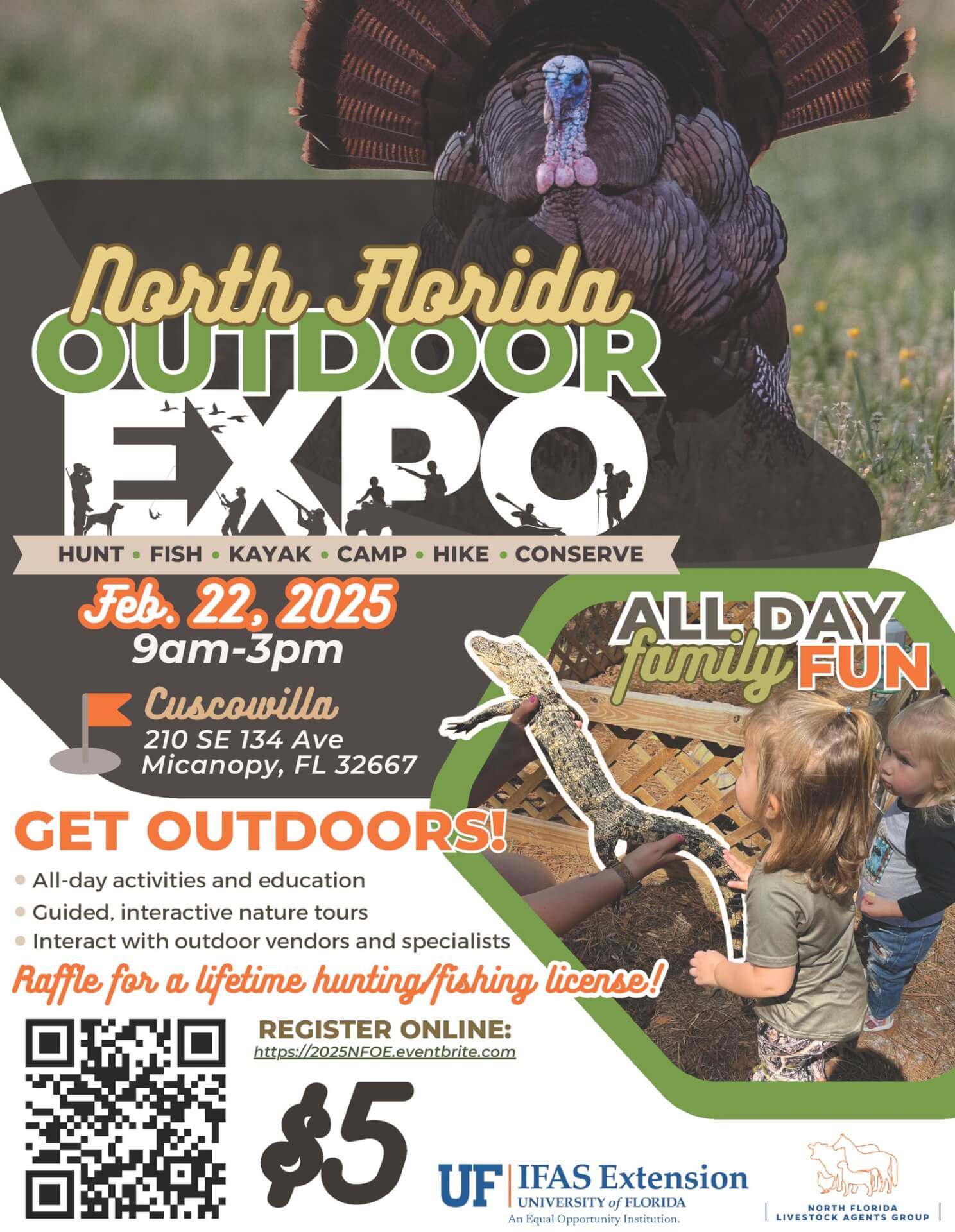 poster for the north florida outdoor expo