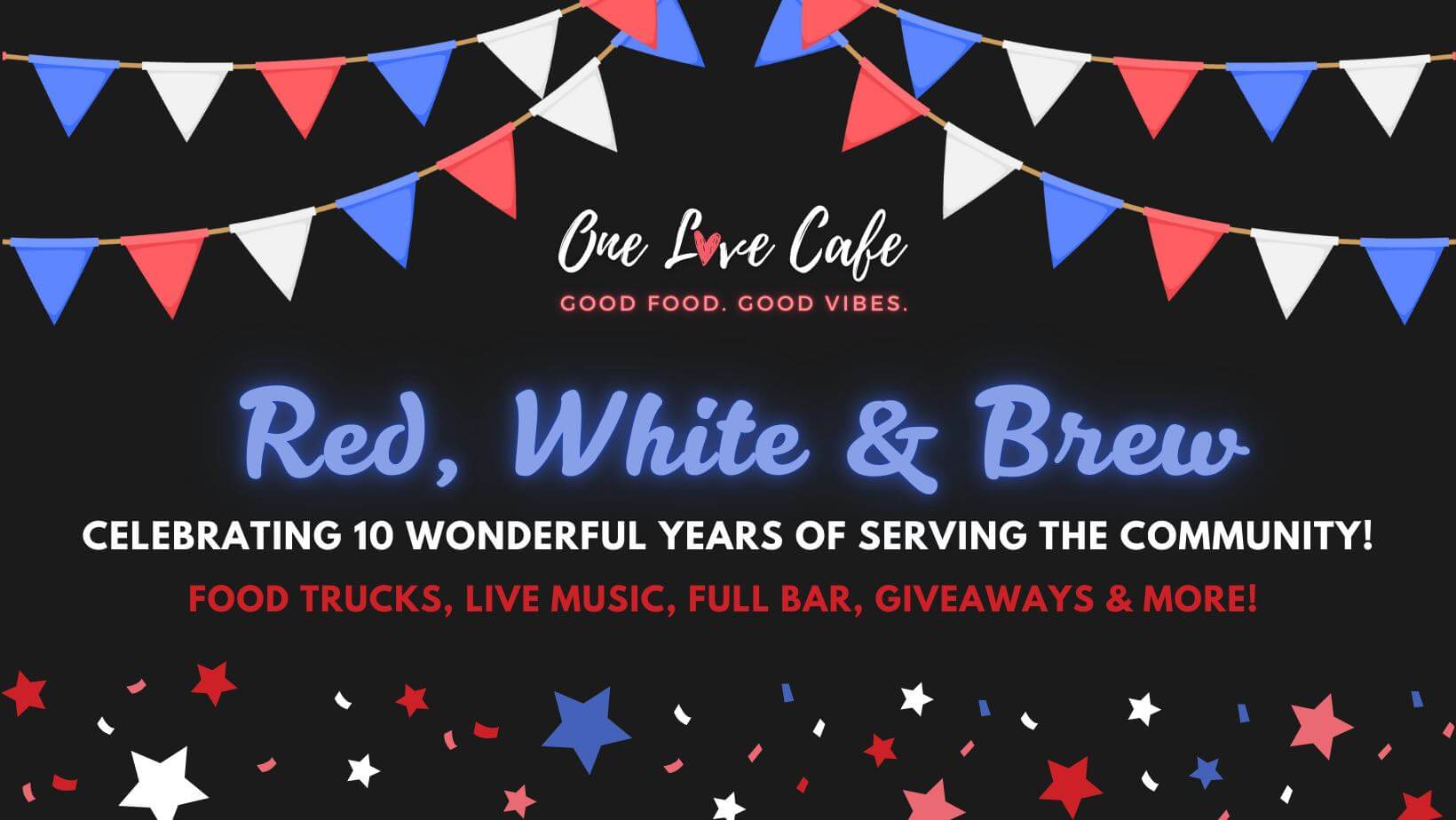 one love cafe 10th anniversary