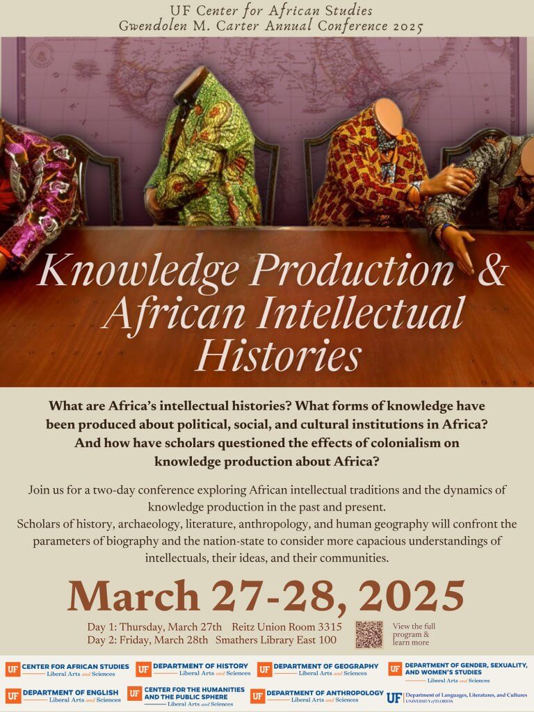 uf center for african studies carter conference poster