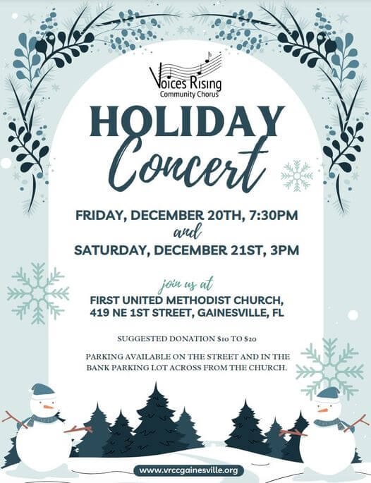 voices rising holiday concert